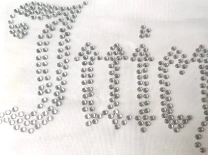 CUSTOM RHINESTONE TRANSFER