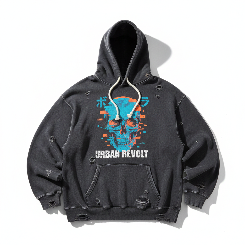 distressed hoodies manufacturer