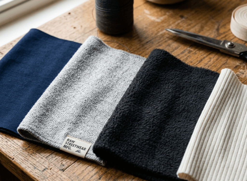 fabrics used in streetwear